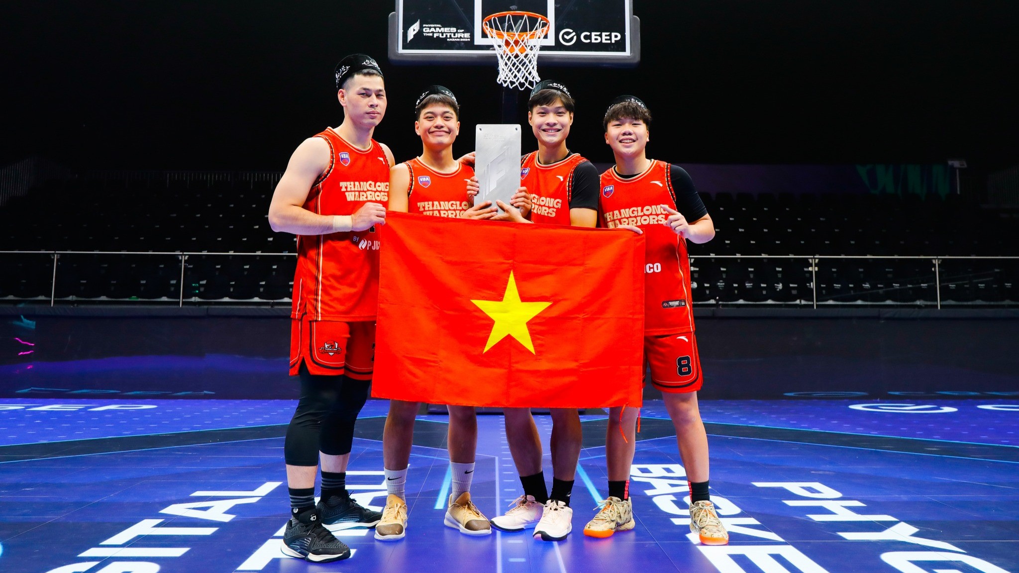 Thang Long Warriors Crowned Champions at Games of Future Phygital Basketball Invitational